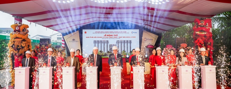 LỄ ĐỘNG THỔ NOXH CHUNG CƯ CAO TẦNG OXH2 – EAST SKY, ECOGARDEN 